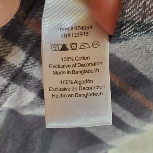 JACHS Button down Flannel Shacket - Picture 4 of 4